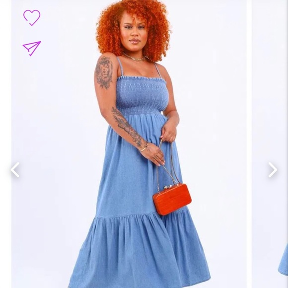 Denim dress  Colcci Brazil size small NEW - Picture 3 of 3